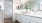 a bathroom with a large mirror